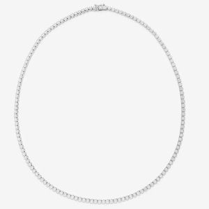 Ring Concierge Mini Diamond Tennis Necklace in Full Eternity 14K White Gold